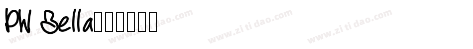 PW Bella字体转换